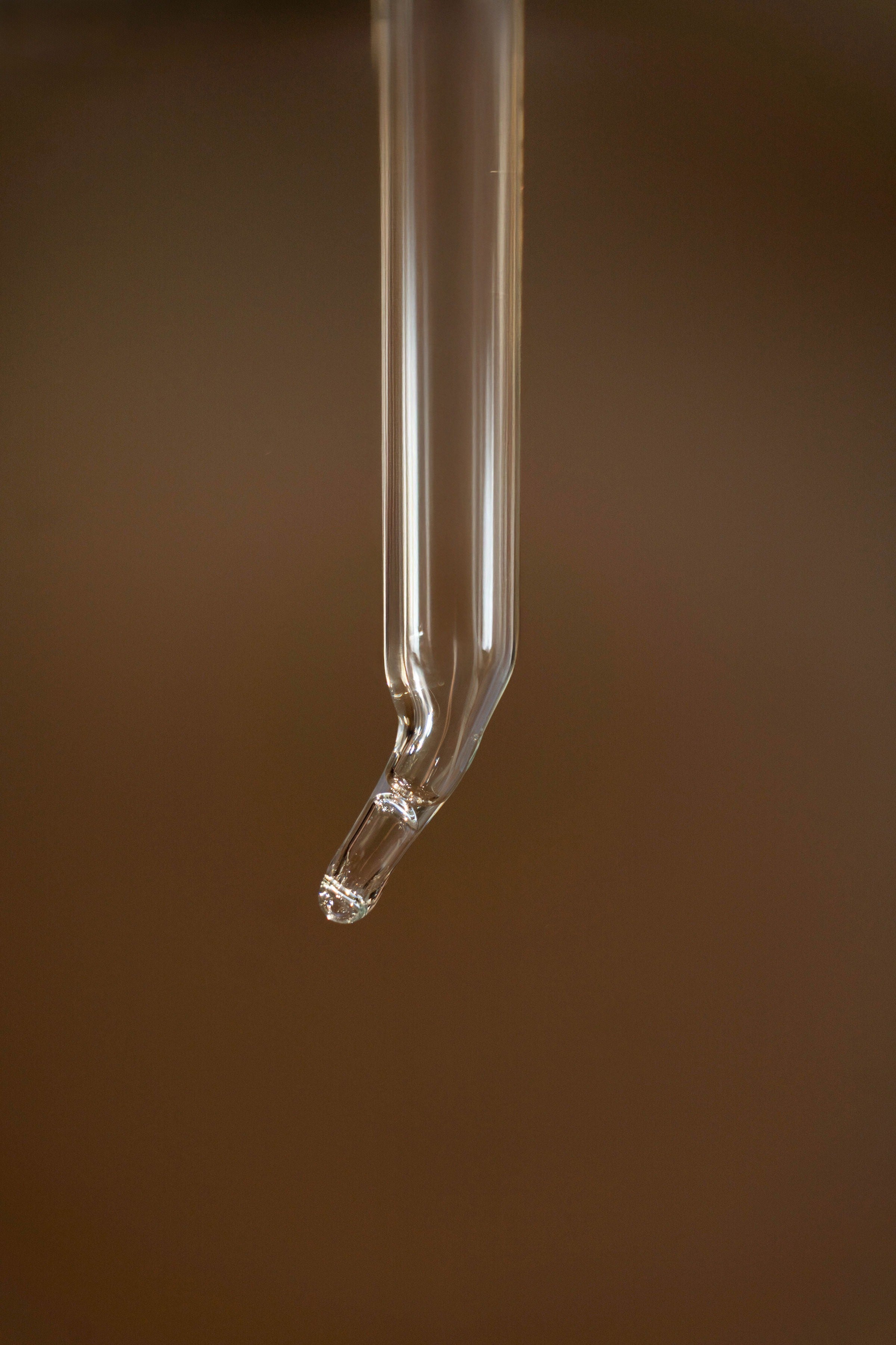 Close up of a serum vial